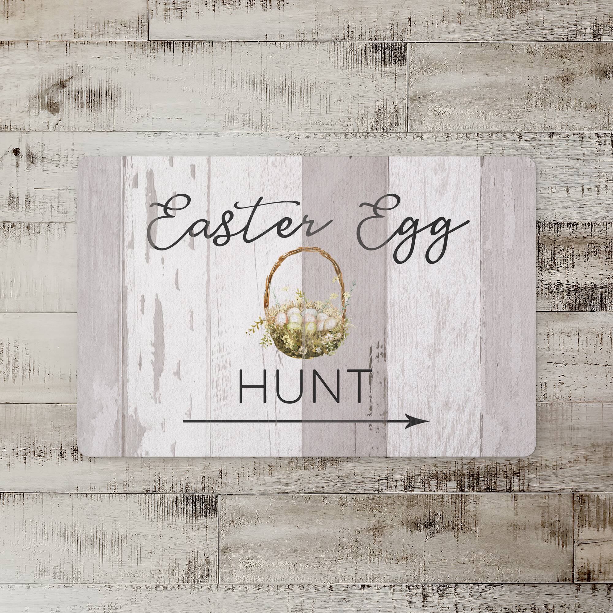 Easter Egg Hunt Basket Mat 27" x 18" Floor Mat